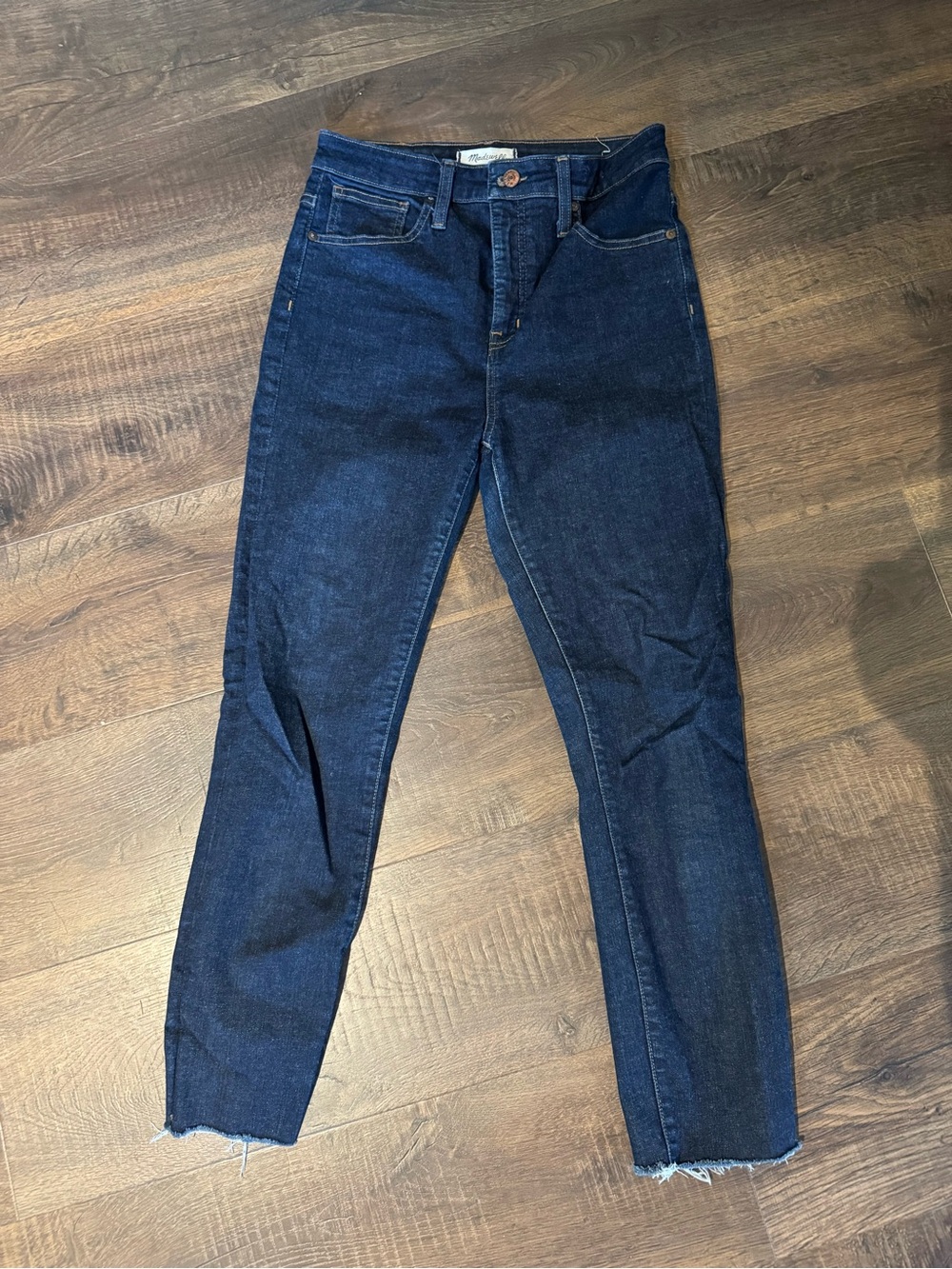Madewell skinny crop jeans 28